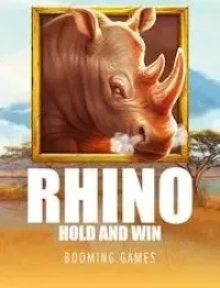 rhino hold and win slot logo
